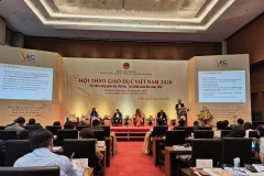 Hội thảo đã thu hút sự tham gia của đông đảo đại diện các cơ quan quản lý và các trường đại học. (Ảnh: PM/Vietnam+)