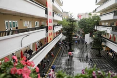 Trường Trung học cơ sở Ngô Sỹ Liên. (Ảnh: Thanh Tùng/TTXVN)