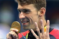 Phelps đã mang về cho Mỹ 5 HCV và 1 HCB tại Olympic Rio. (Nguồn: AP)
