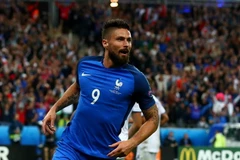 Giroud mở tỷ số cho Pháp. (Nguồn: Getty Images)