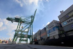 Các container hàng hóa tại cảng Mariel, Cuba. (Nguồn: AFP/TTXVN)