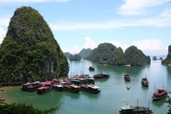 Vịnh Hạ Long - điểm đến lý tưởng cho du khách. (Ảnh: Huy Hùng/TTXVN)