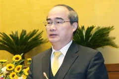 Chủ tịch Ủy ban Trung ương MTTQ Việt Nam Nguyễn Thiện Nhân. (Ảnh: Nhan Sáng/TTXVN)