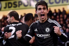 Oscar ghi 1 bàn trong chiến thắng đậm của Chelsea. (Nguồn: PA)