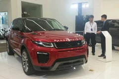 Rover Evoque 2016 chính thức trình làng. (Ảnh: Văn Xuyên/Vietnam+)