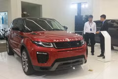 Rover Evoque 2016 chính thức trình làng. (Ảnh: Văn Xuyên/Vietnam+)