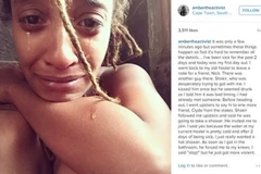 Amber Amour chia sẻ việc bị hiếp dâm trên Instagram. (Nguồn: nydailynews)