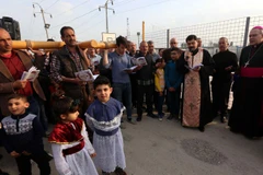 Đám tang bé gái xấu số. (Nguồn: AFP/Getty Images)