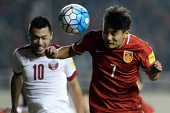 Trung Quốc có chiến thắng quan trọng trước Qatar. (Nguồn: AFP)