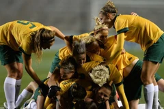 Australia gây bất ngờ khi đánh bái Nhật Bản. (Nguồn: AFC)