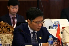 Bộ trưởng Công Thương Trần Tuấn Anh tại Hội nghị. (Ảnh: Phạm Kiên/TTXVN)