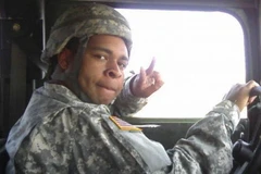 Micah Xavier Johnson đã thay đổi sau khi xuất ngũ. (Nguồn: Daily Mail)
