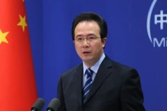 Người phát ngôn Bộ Ngoại giao Trung Quốc Hồng Lỗi. (Nguồn: AP)