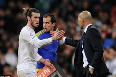 Bale lập hat-trick trong ngày Zidane ra mắt với tư cách HLV trưởng Real Madrid. (Nguồn: Getty Images)