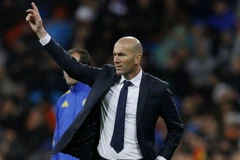 Zidane lần đầu đánh bại Barcelona với tư cách HLV. (Nguồn: AP)