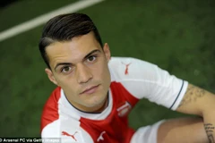 Granit Xhaka chính thức gia nhập Arsenal. (Nguồn: Getty Images)