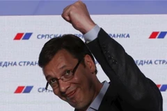 Đảng Tiến bộ (SNS) của Thủ tướng Aleksandar Vucic đã chiến thắng vang dội. (Nguồn: Reuters)