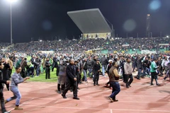 Hình ảnh đáng quên trên sân Port Said hồi năm 2012. (Nguồn: Reuters)