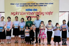 Cộng đồng người Việt ở Bắc Lào hưởng ứng Ngày Tôn vinh Tiếng Việt