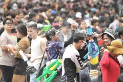 Tưng bừng lễ hội Sangkran nhân Tết cổ truyền của người dân Campuchia