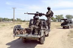 Binh sỹ quân đội cameroon. (Ảnh: AFP)