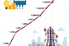 Giá bán lẻ điện bình quân thay đổi như thế nào trong 15 năm qua