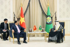 [Photo] Thủ tướng Phạm Minh Chính làm việc với Tổng Thư ký GCC