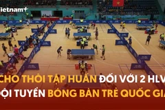 Cho thôi tập huấn 2 Huấn luyện viên Đội tuyển Bóng bàn Trẻ Quốc gia