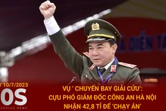 Vụ "chuyến bay giải cứu": Cựu PGĐ CA Hà Nội nhận 42,8 tỷ đồng chạy án