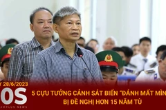 5 cựu tướng Cảnh sát Biển “đánh mất mình” bị đề nghị hơn 15 năm tù