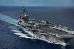 Tàu sân bay USS Carl Vinson của Mỹ. (Ảnh: AFP/TTXVN)