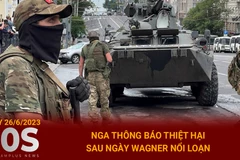 Bản tin 60s ngày 26/6: Nga thông báo thiệt hại sau vụ Wagner nổi loạn