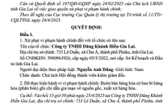 Gia Lai phạt một doanh nghiệp buôn bán phân bón giả gần 140 triệu đồng