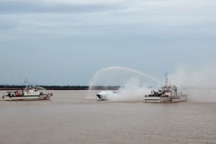 Diễn tập tìm kiếm, cứu hộ cứu nạn và ứng phó sự cố tràn dầu trên biển