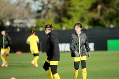 World Cup Nữ: Tuyển Việt Nam tập bóng bổng trước trận đấu Bồ Đào Nha