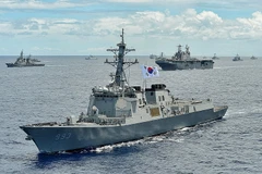 Mỹ, Nhật Bản và Hàn Quốc tập trận phòng thủ tên lửa chung