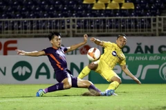 Vòng 5 V.League 2023: Sông Lam Nghệ An hòa Becamex Bình Dương 1-1