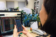 Thị trường chứng khoán chìm trong sắc đỏ phiên giao dịch 19/4