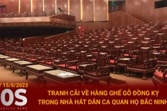 Tranh cãi về hàng ghế gỗ Đồng Kỵ trong Nhà hát Dân ca Quan họ Bắc Ninh
