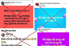 Nhiều tài khoản facebook đăng thông tin sai sự thật gây hoang mang dư luận.