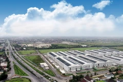 Khu công nghiệp An Phát Complex, Hải Dương, một trong số các khu công nghiệp sinh thái. (Ảnh: Tuấn Anh/TTXVN)