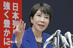 Thủ tướng Nhật Bản, bà Sanae Takaichi. (Ảnh: Kyodo/TTXVN)