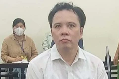 Bị cáo Nguyễn Sỹ Tá tại phiên tòa.