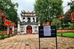 Quang cảnh vắng lặng ở các điểm du lịch, di tích Hà Nội mùa COVID-19