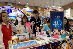 Một gian hàng quốc tế giới thiệu tại VITM Hà Nội 2019. (Ảnh: M.Mai/Vietnam+)