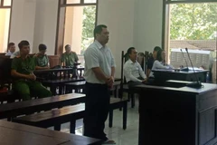 Bị cáo Văn Văn Nghĩa trước tòa. (Ảnh: Sỹ Tuyên/TTXVN)