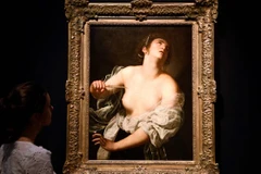 Bức họa Lucretia của Artemisia Gentileschi. (Nguồn: AFP)