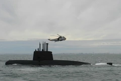 Tàu ngầm ARA San Juan. (Nguồn: Dailymail/TTXVN)