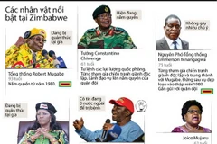 [Infographics] Điểm mặt các nhân vật nổi bật tại Zimbabwe