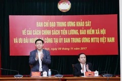 Phó Thủ tướng Vương Đình Huệ phát biểu. (Ảnh: Nguyễn Dân/TTXVN)